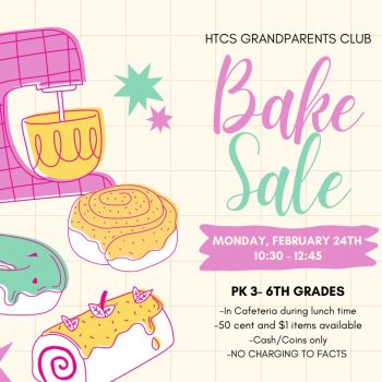 Grandparents Club Bake Sale