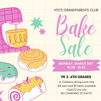 Grandparents Club Bake Sale